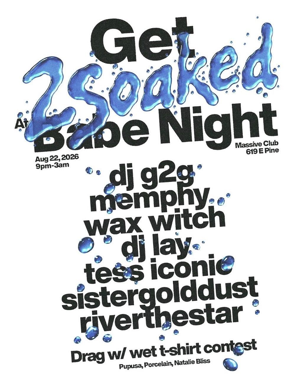 get 2 soaked poster